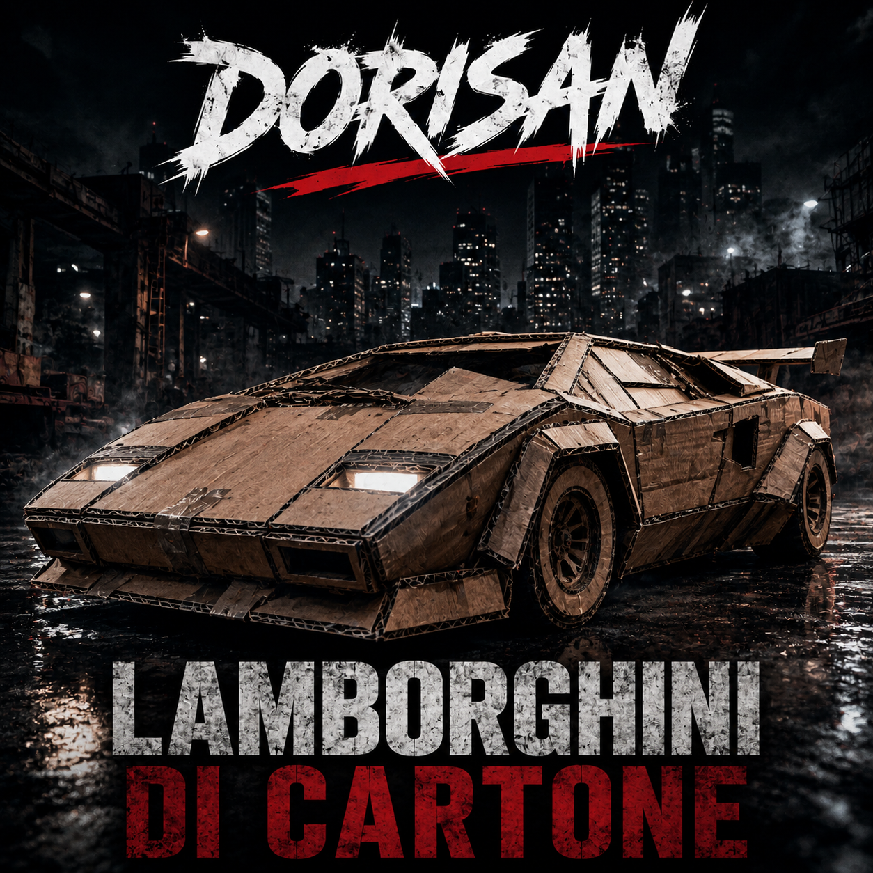Copertina Lamborghini di cartone